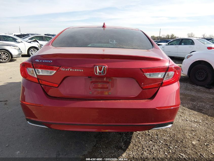 2018 Honda Accord Ex-L VIN: 1HGCV1F58JA266970 Lot: 43814690