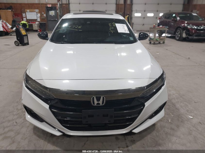 2022 Honda Accord Sport 2.0T VIN: 1HGCV2F39NA024201 Lot: 43814726