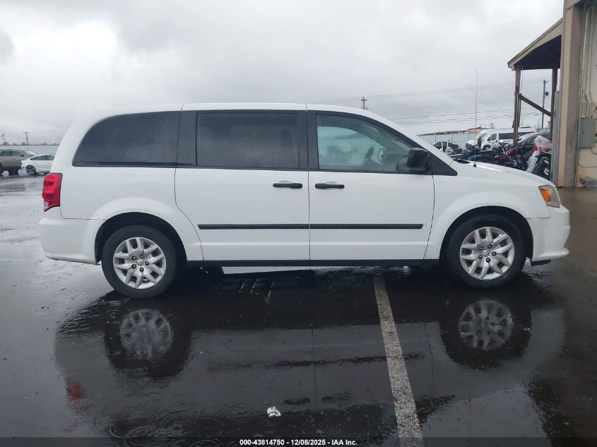 2014 Ram Cargo Tradesman VIN: 2C4JRGAG7ER266496 Lot: 43814750