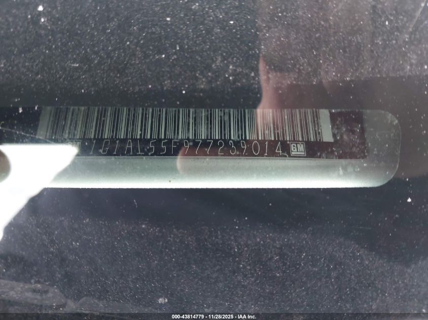 2007 Chevrolet Cobalt Lt VIN: 1G1AL55F977239014 Lot: 43814779