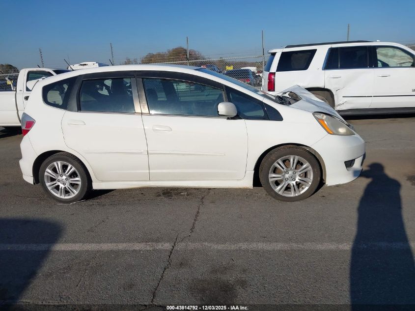 2009 Honda Fit Sport VIN: JHMGE88609S047729 Lot: 43814792