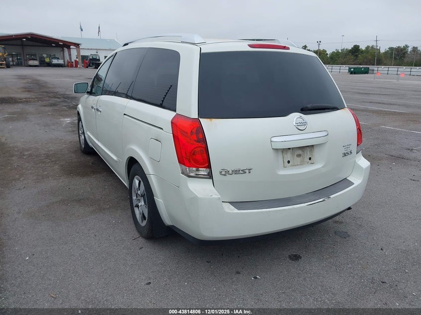 5N1BV28U79N104624 2009 NISSAN QUEST photo no. 3