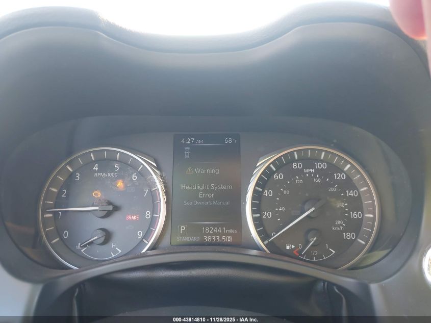 2019 Infiniti Q50 3.0T Luxe VIN: JN1EV7AR2KM555303 Lot: 43814810