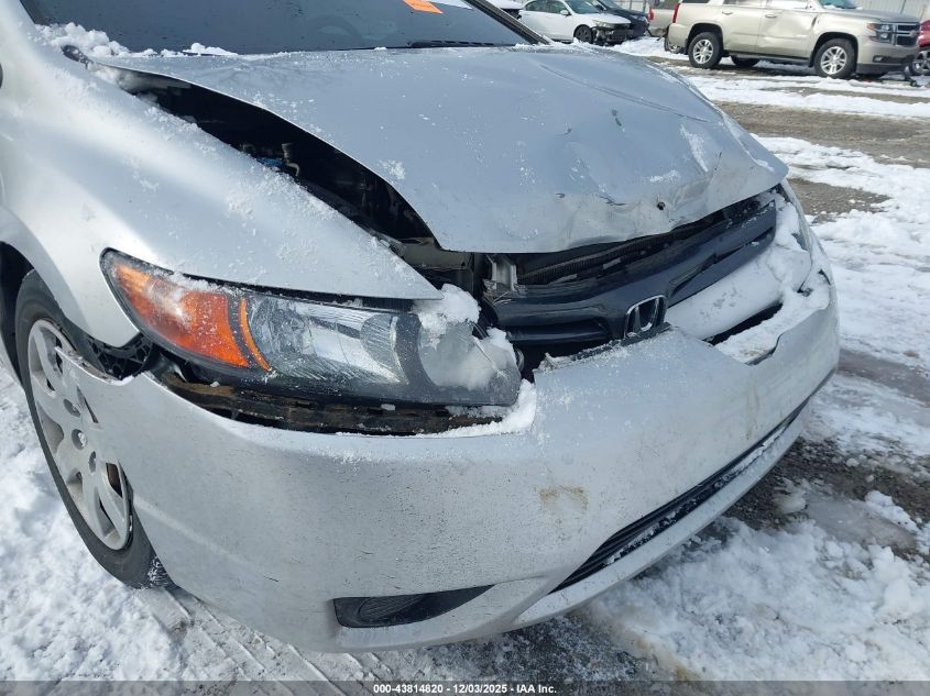 2007 Honda Civic Lx VIN: 2HGFG12627H520169 Lot: 43814820