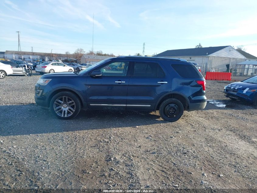 2016 Ford Explorer Limited VIN: 1FM5K8F88GGA10736 Lot: 43814830