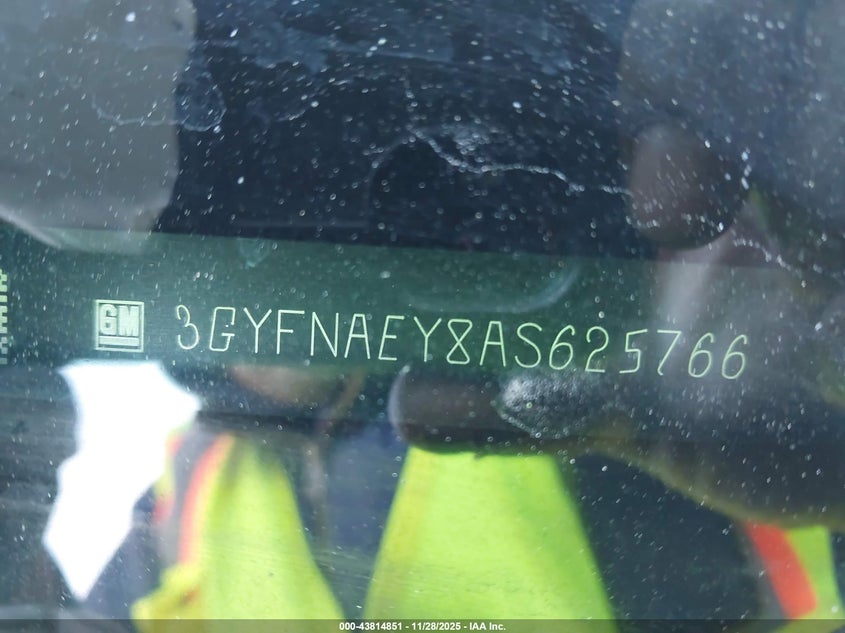 2010 Cadillac Srx Luxury Collection VIN: 3GYFNAEY8AS625766 Lot: 43814851