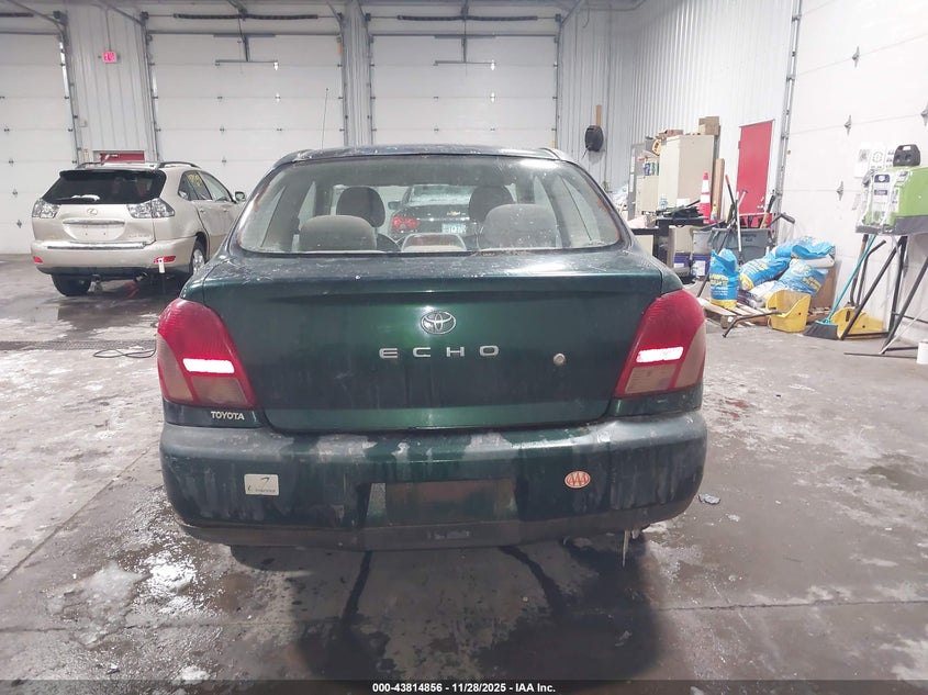 2000 Toyota Echo VIN: JTDAT1234Y5009775 Lot: 43814856