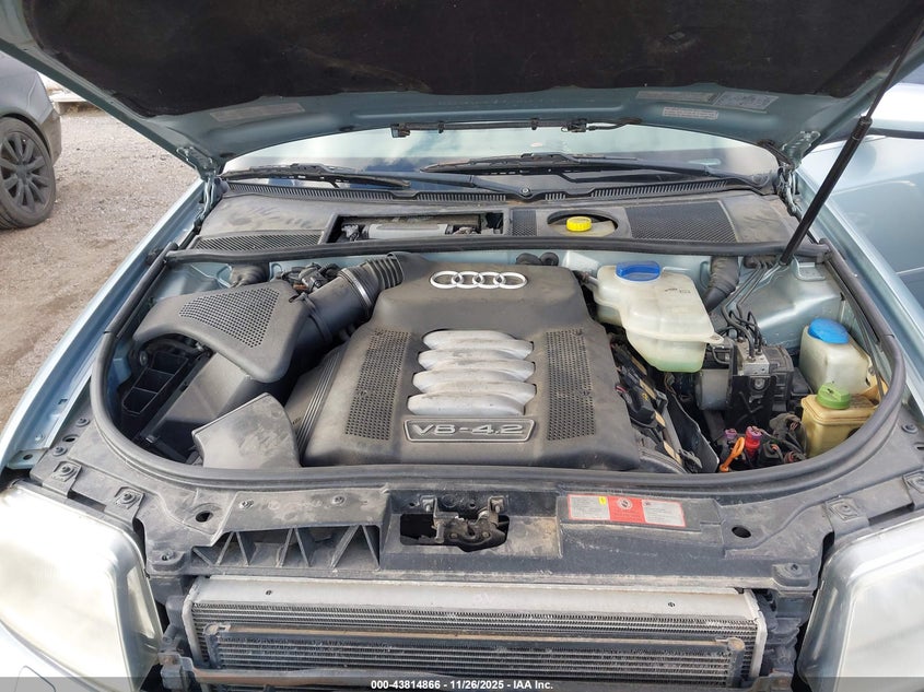 2002 Audi A6 4.2L VIN: WAUML64B02N036023 Lot: 43814866