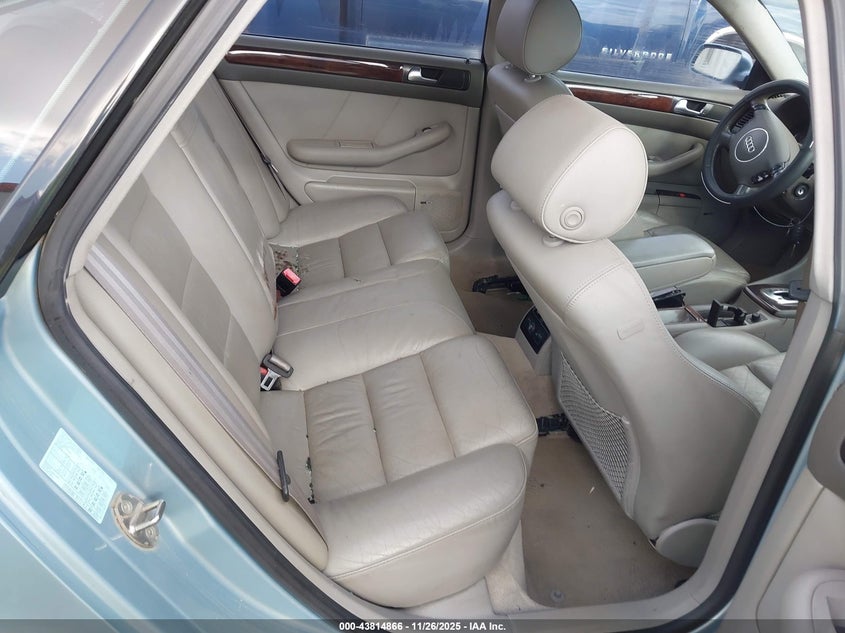 2002 Audi A6 4.2L VIN: WAUML64B02N036023 Lot: 43814866