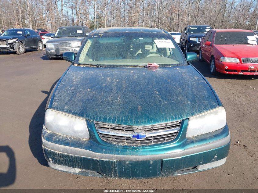 2001 Chevrolet Impala Ls VIN: 2G1WH55K219317191 Lot: 43814881