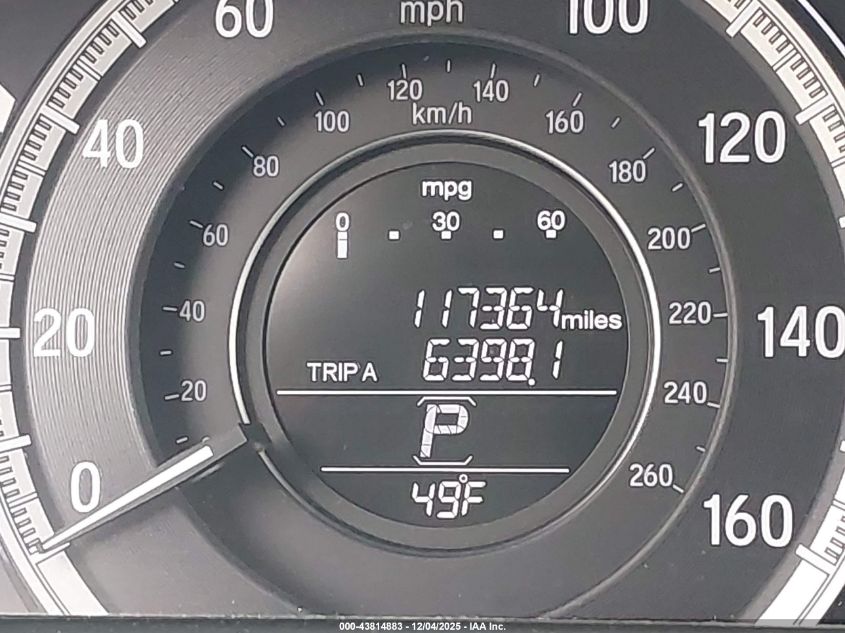 2016 Honda Accord Lx VIN: 1HGCR2F33GA131557 Lot: 43814883