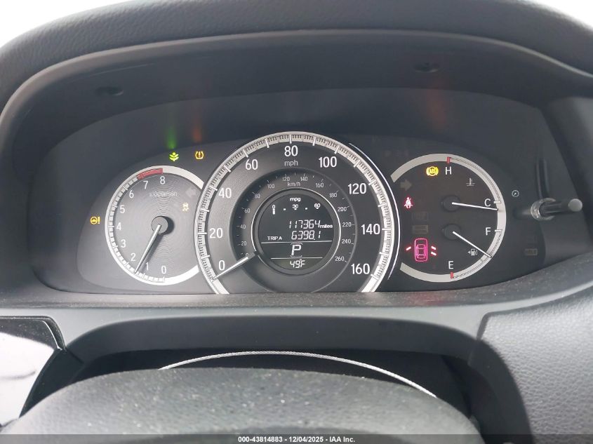 2016 Honda Accord Lx VIN: 1HGCR2F33GA131557 Lot: 43814883