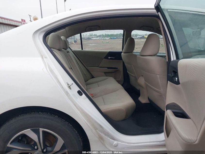 2016 Honda Accord Lx VIN: 1HGCR2F33GA131557 Lot: 43814883