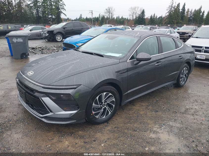 Vin: kmhl24jj6ta143521, lot: 44310430, hyundai sonata hybrid blue 20262
