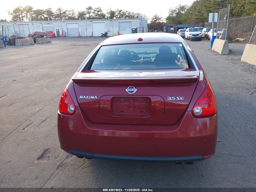 2008 Nissan Maxima 3.5 Se VIN: 1N4BA41E88C814971 Lot: 43815023