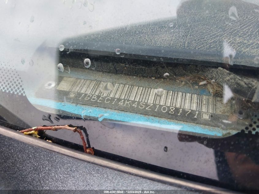 1995 Chevrolet Gmt-400 C1500 VIN: 1GBEC14K4SZ108171 Lot: 43815048