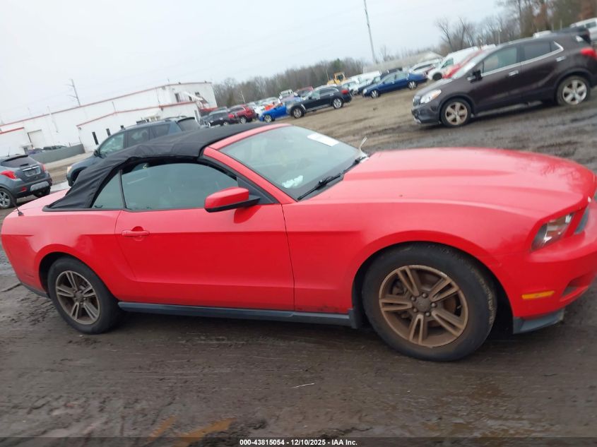 2012 Ford Mustang V6 Premium VIN: 1ZVBP8EMXC5205330 Lot: 43815054