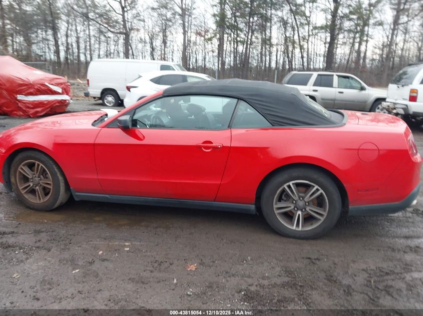 2012 Ford Mustang V6 Premium VIN: 1ZVBP8EMXC5205330 Lot: 43815054