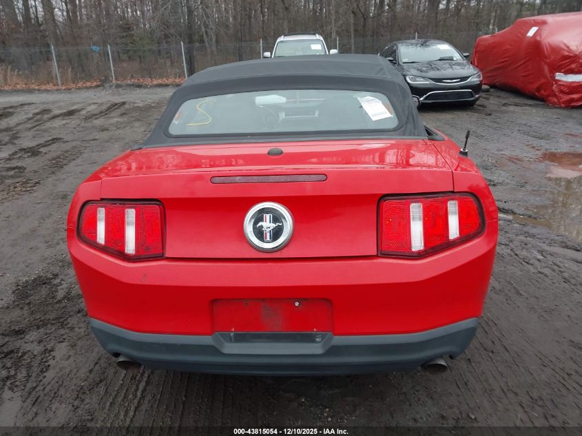 2012 Ford Mustang V6 Premium VIN: 1ZVBP8EMXC5205330 Lot: 43815054