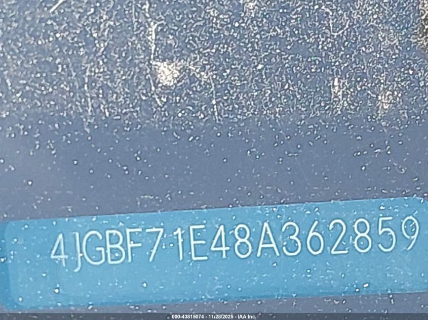 2008 Mercedes-Benz Gl 450 4Matic VIN: 4JGBF71E48A362859 Lot: 43815074