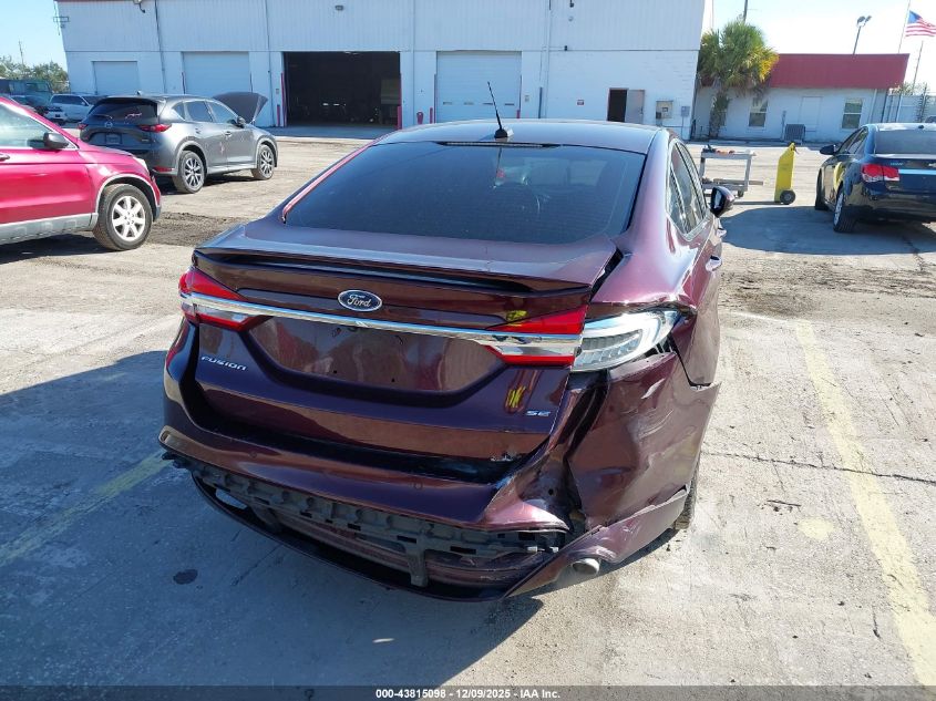 2017 Ford Fusion Se VIN: 3FA6P0H79HR339929 Lot: 43815098