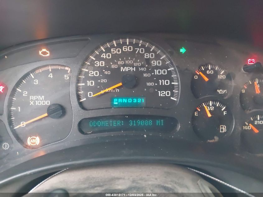 2005 Chevrolet Silverado 2500Hd Ls VIN: 1GCHK23295F904794 Lot: 43815171