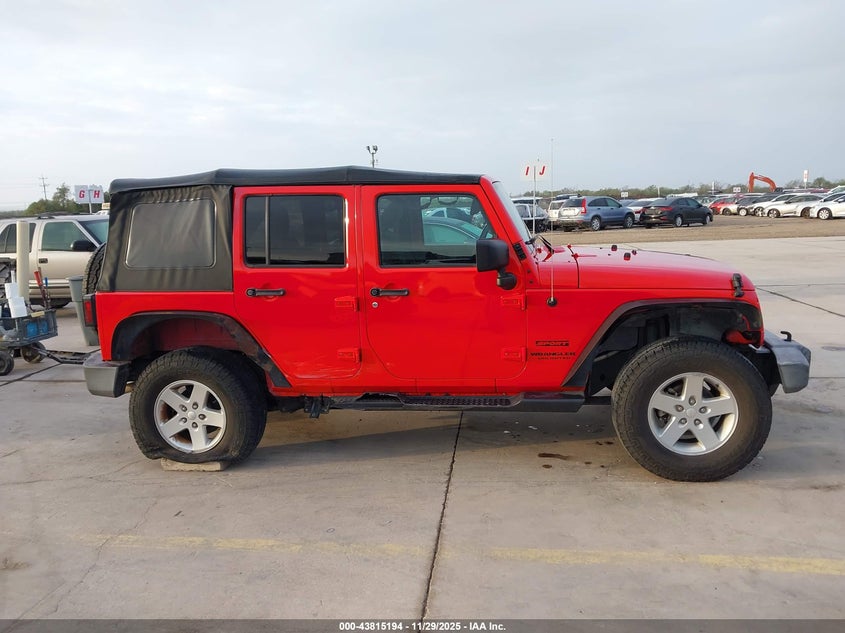 2016 Jeep Wrangler Unlimited Sport VIN: 1C4BJWDG5GL320133 Lot: 43815194