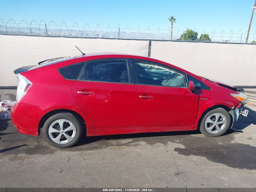 2013 Toyota Prius Two VIN: JTDKN3DU6D0343880 Lot: 43815242