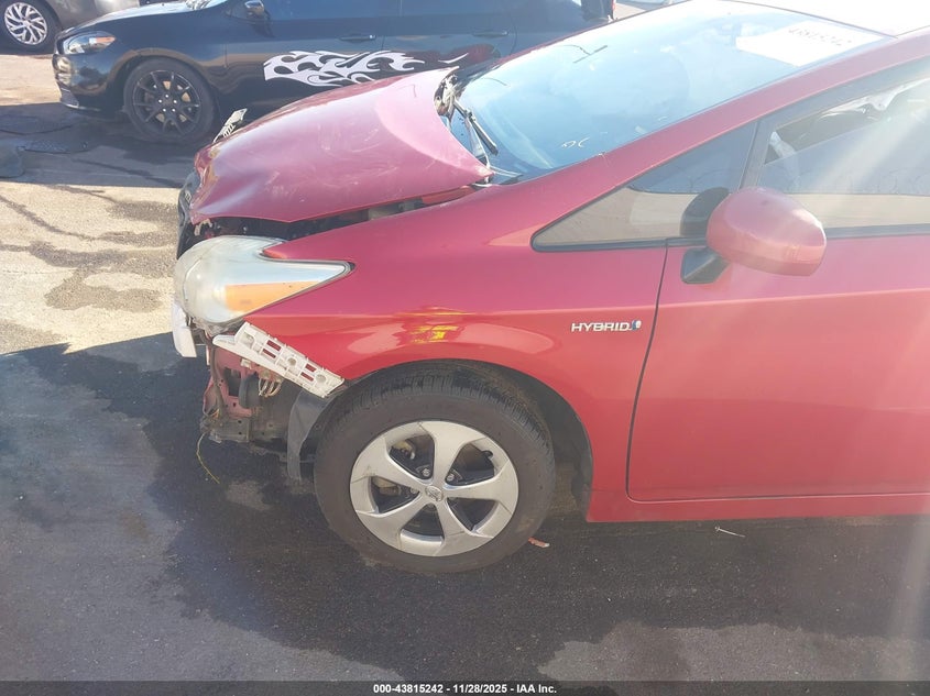 2013 Toyota Prius Two VIN: JTDKN3DU6D0343880 Lot: 43815242