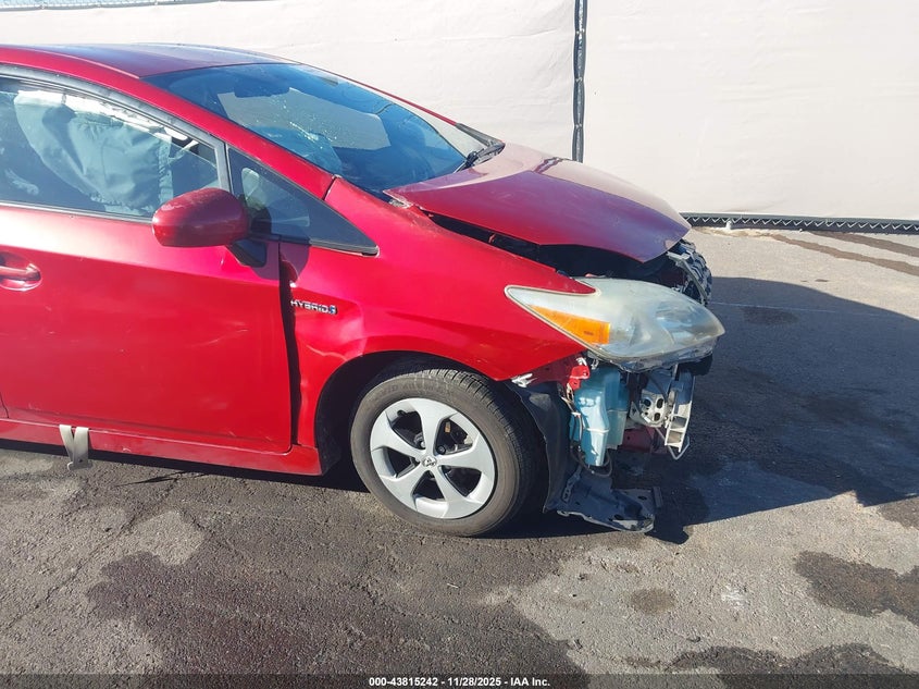 2013 Toyota Prius Two VIN: JTDKN3DU6D0343880 Lot: 43815242