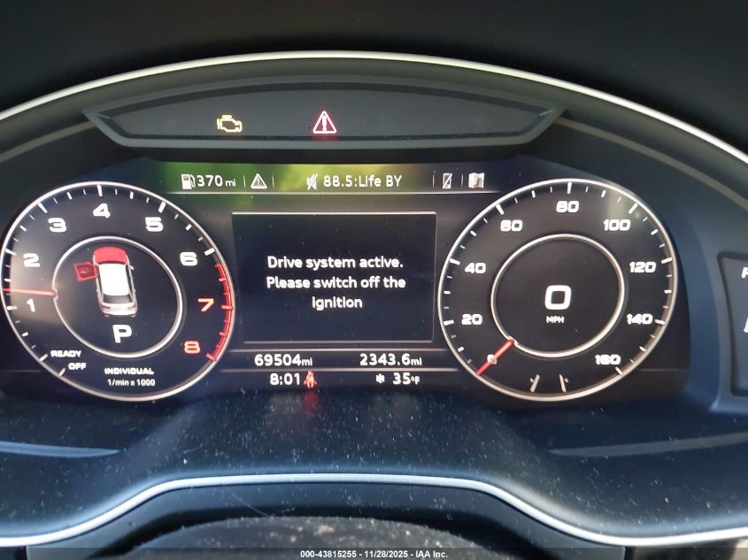 2018 Audi Q7 3.0T Premium VIN: WA1VAAF70JD025398 Lot: 43815255