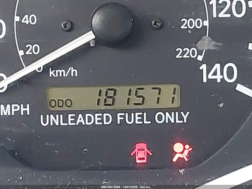 1998 Toyota Camry Le VIN: JT2BG22K5W0214935 Lot: 43815269