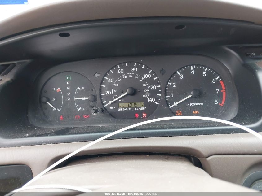 1998 Toyota Camry Le VIN: JT2BG22K5W0214935 Lot: 43815269