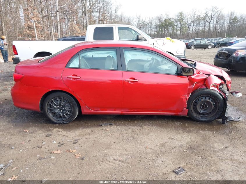 2012 Toyota Corolla Le VIN: 2T1BU4EE6CC791654 Lot: 43815287