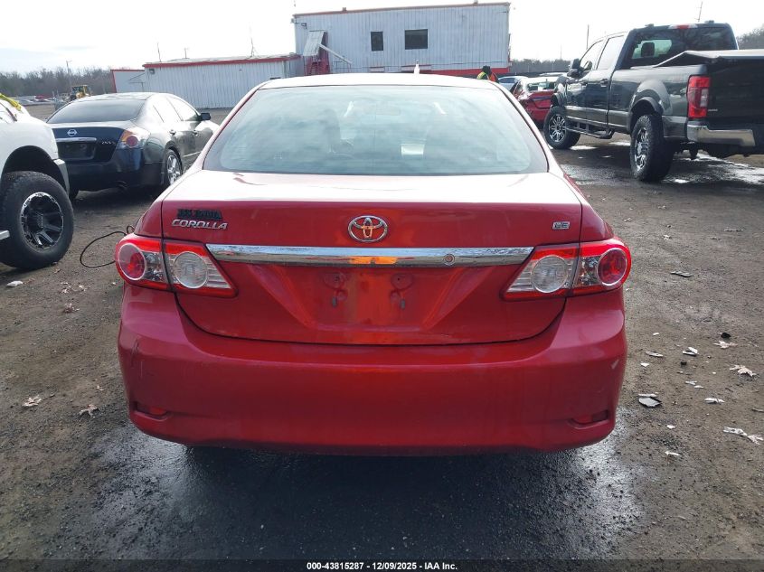 2012 Toyota Corolla Le VIN: 2T1BU4EE6CC791654 Lot: 43815287