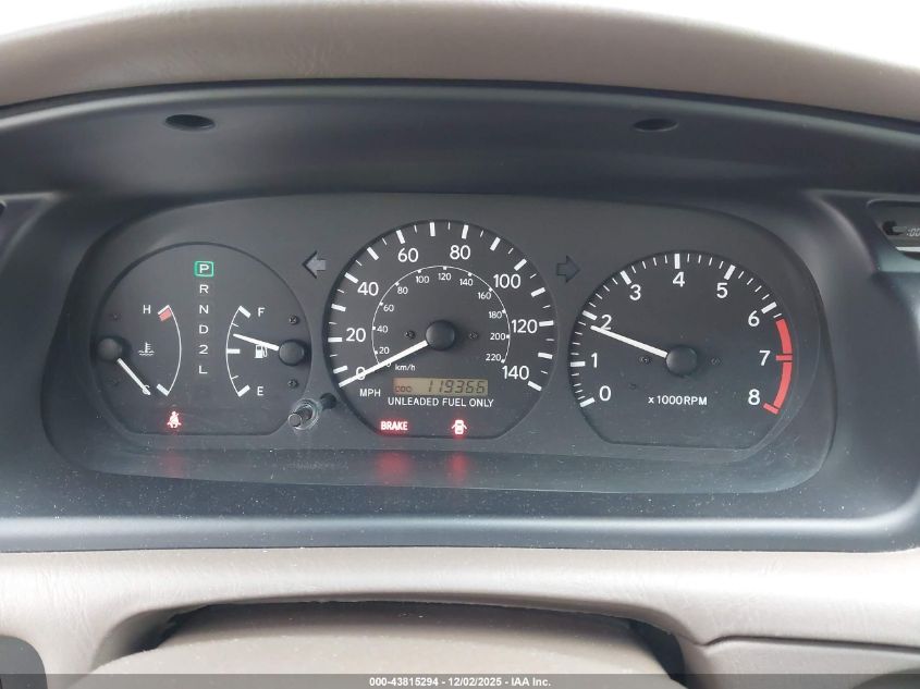 1999 Toyota Camry Le V6 VIN: 4T1BF22KXXU075160 Lot: 43815294