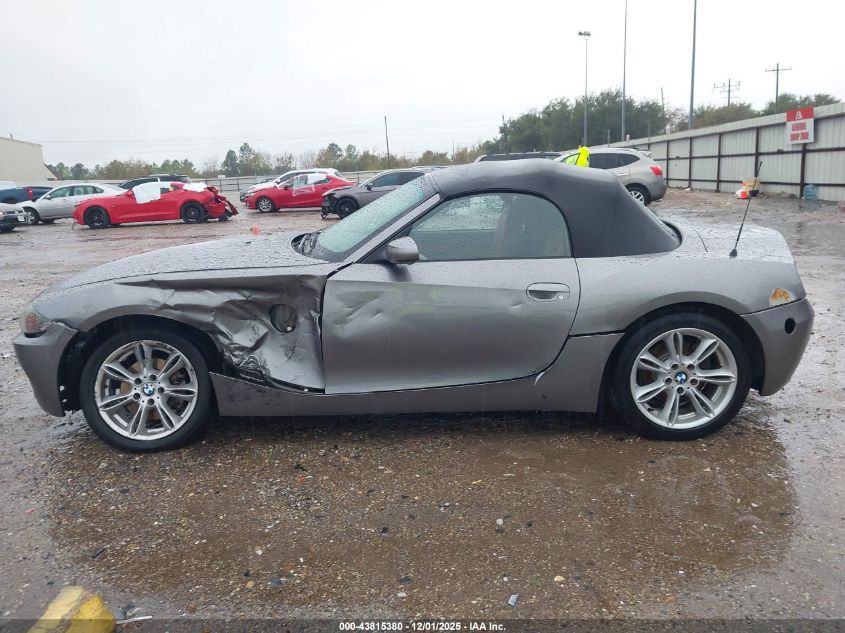 2004 BMW Z4 3.0I VIN: 4USBT53564LU07243 Lot: 43815380