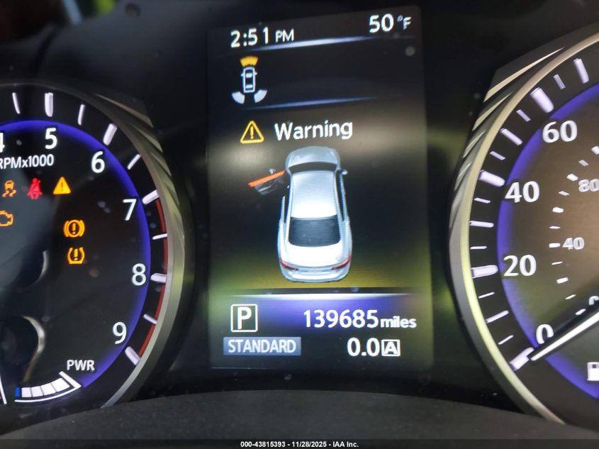 2014 Infiniti Q50 Hybrid Sport VIN: JN1AV7AR8EM702047 Lot: 43815393