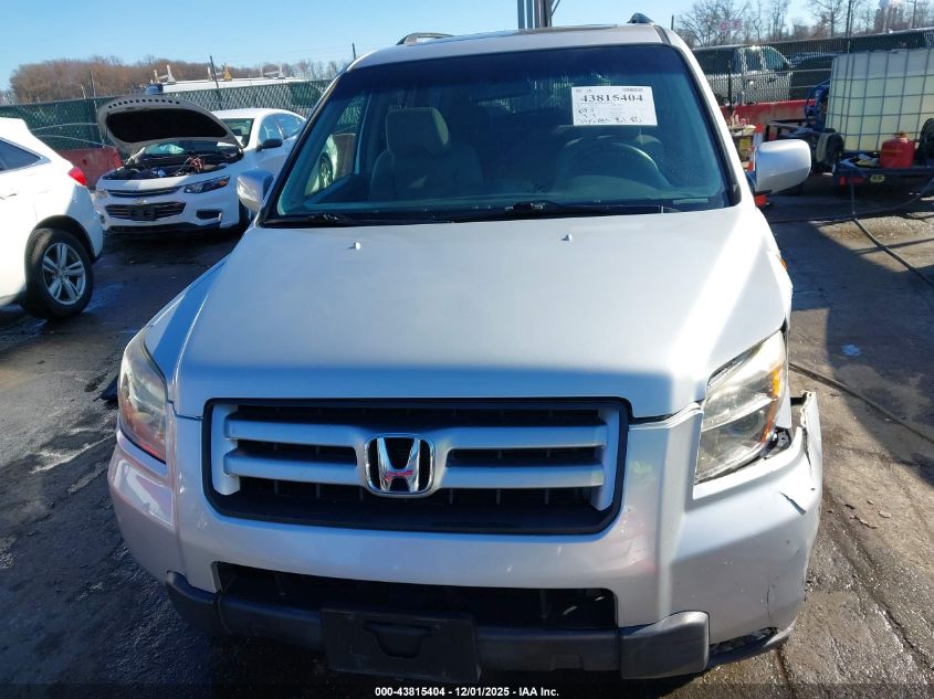 2008 Honda Pilot Se VIN: 5FNYF18338B016566 Lot: 43815404