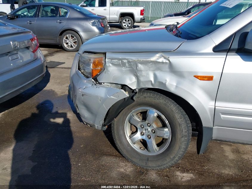 2008 Honda Pilot Se VIN: 5FNYF18338B016566 Lot: 43815404
