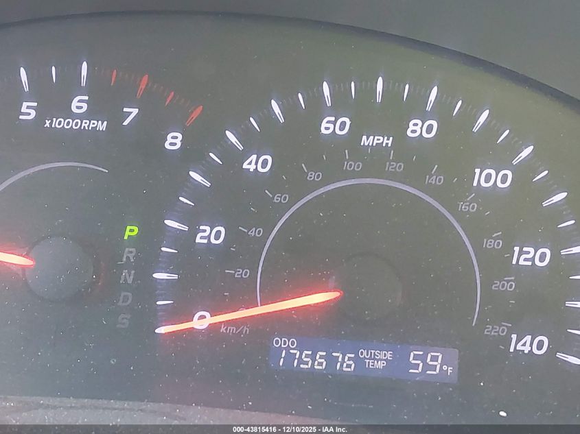 2007 Toyota Camry Le V6 VIN: 4T1BK46K97U018580 Lot: 43815416