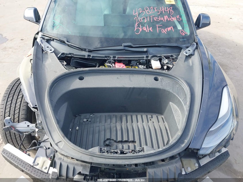 2021 Tesla Model 3 Standard Range Plus Rear-Wheel Drive VIN: 5YJ3E1EA2MF032252 Lot: 43815448