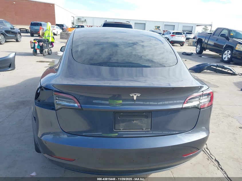 2021 Tesla Model 3 Standard Range Plus Rear-Wheel Drive VIN: 5YJ3E1EA2MF032252 Lot: 43815448