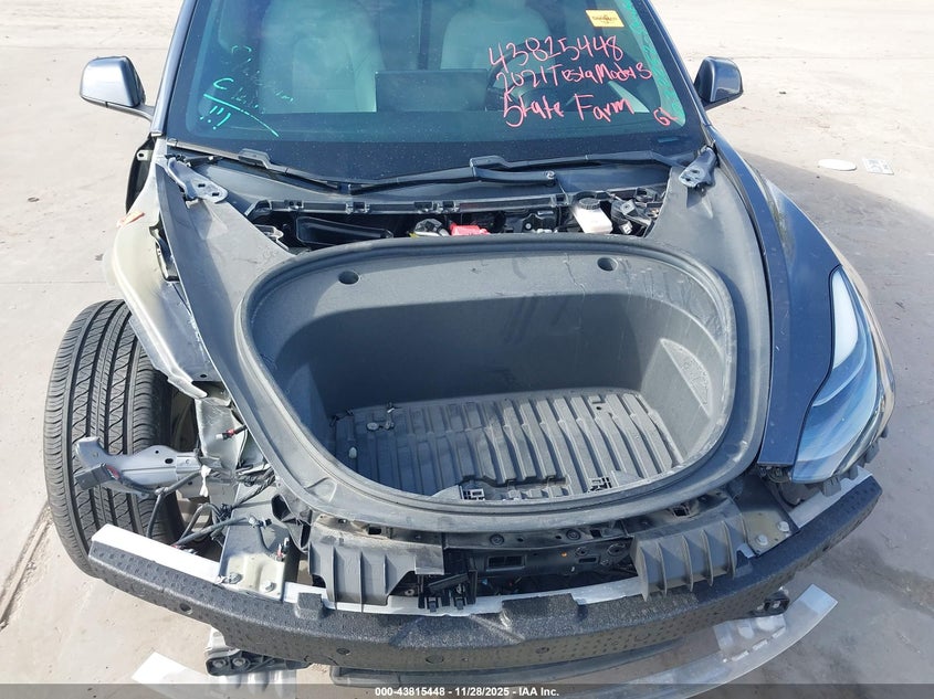 2021 Tesla Model 3 Standard Range Plus Rear-Wheel Drive VIN: 5YJ3E1EA2MF032252 Lot: 43815448