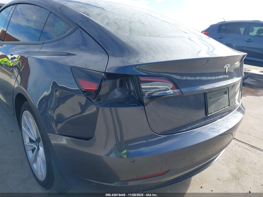 2021 Tesla Model 3 Standard Range Plus Rear-Wheel Drive VIN: 5YJ3E1EA2MF032252 Lot: 43815448