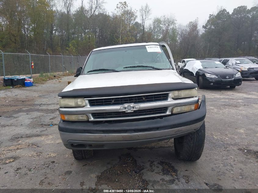 2002 Chevrolet Tahoe Ls VIN: 1GNEC13Z02R141413 Lot: 43815450