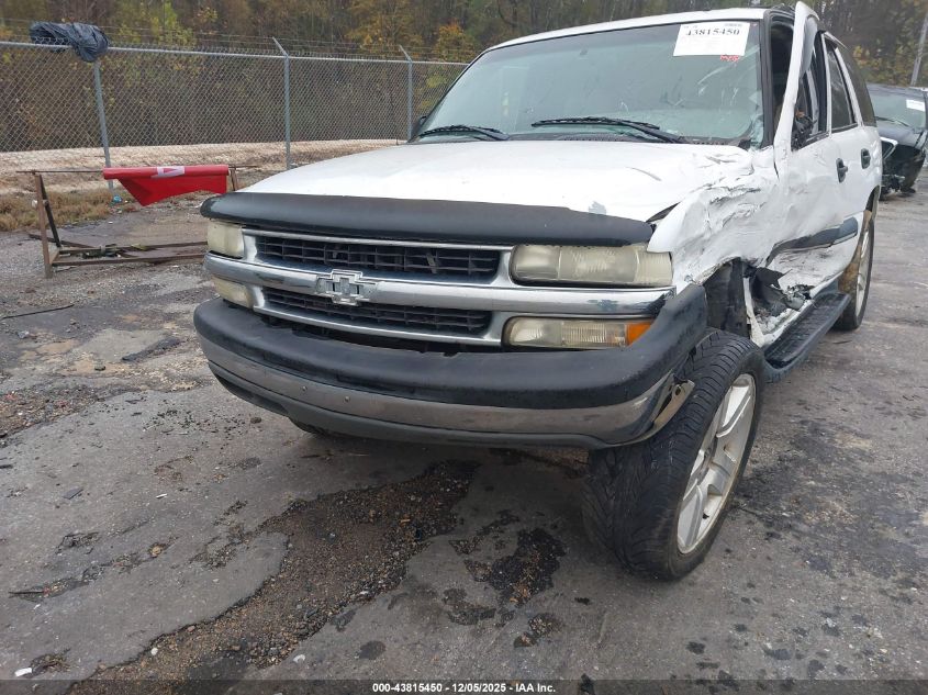 2002 Chevrolet Tahoe Ls VIN: 1GNEC13Z02R141413 Lot: 43815450