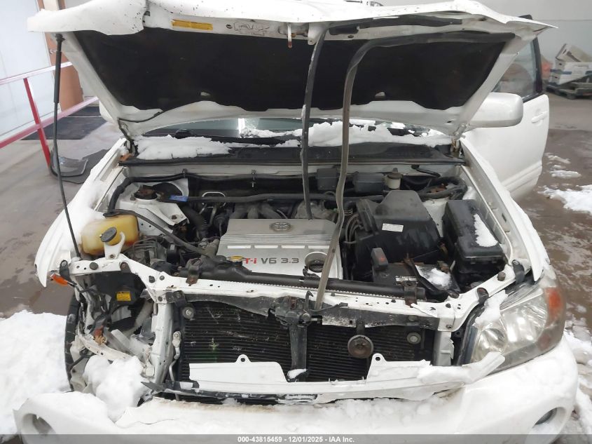 2005 Toyota Highlander Limited V6 VIN: JTEEP21A250083891 Lot: 43815459