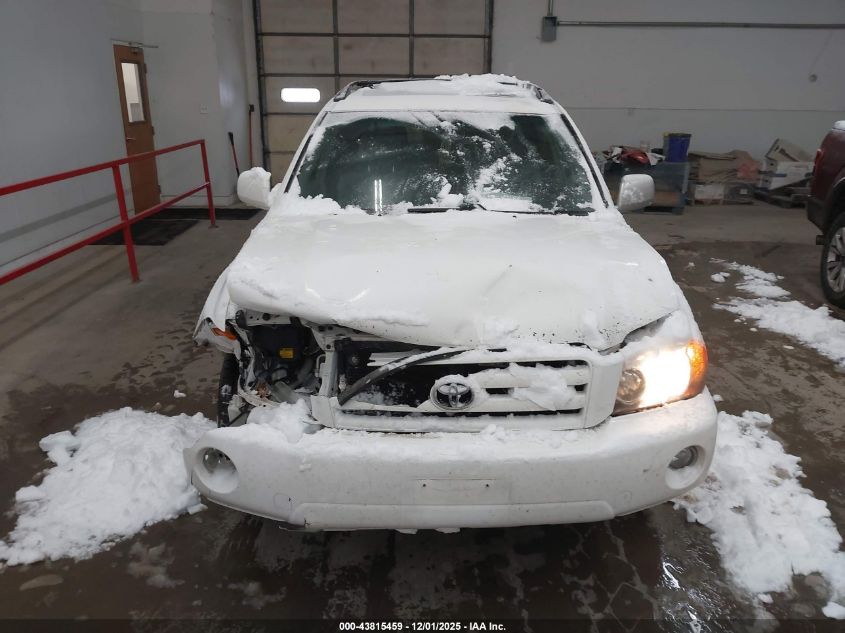 2005 Toyota Highlander Limited V6 VIN: JTEEP21A250083891 Lot: 43815459