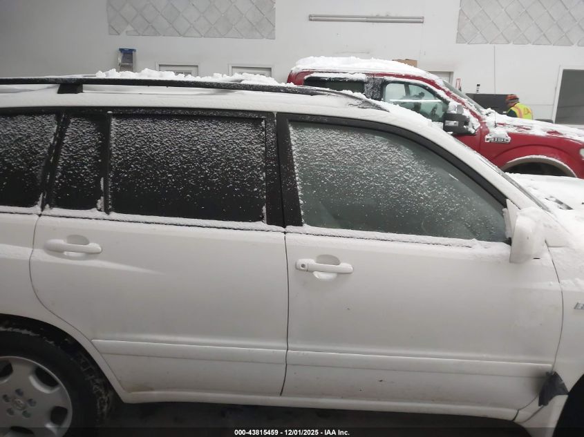 2005 Toyota Highlander Limited V6 VIN: JTEEP21A250083891 Lot: 43815459